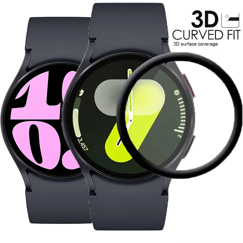 Curved Edge Screen - スクリーンプロテクターサムスンギャラクシーウォッチ 7 6 5 4 40