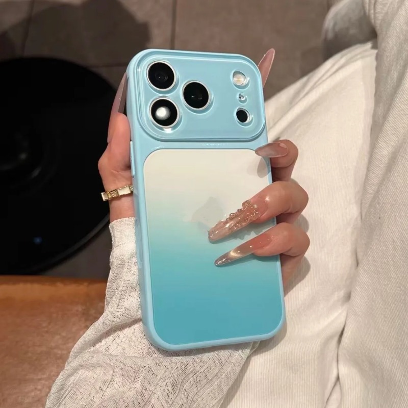 キャンディーカラーグラデーションのiPhoneケース（iPh - Camera Lens Protector のレビューと価格