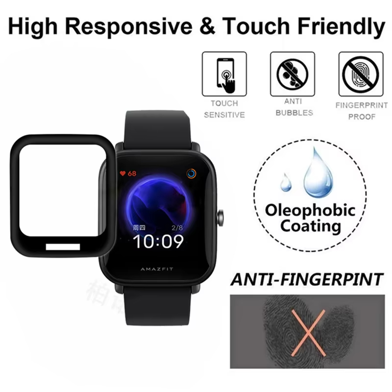 Amazfit Bip u upro用スクリーンプロテクター - Curved Edge Screen のレビューと価格