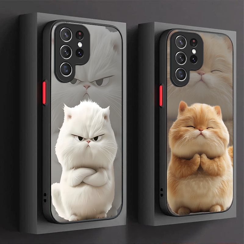 怒れる猫のカップルスタイルケース Samsung Galax - Samsung Galaxy A55 のレビューと価格